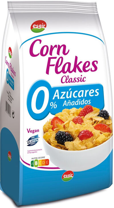 Cereales corn flakes classic sin azúcar añadido Esgir 300g