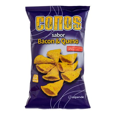 Snack de maíz conos Alipende 100g sabor a bacon&queso