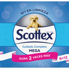 Papel higiénico Scottex 6 rollos mega doble rollo