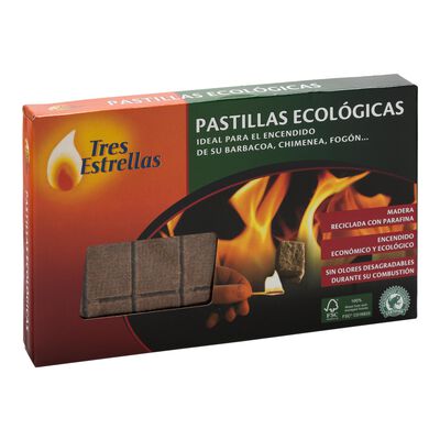 Pastillas ecológicas Tres Estrellas 32 unidades