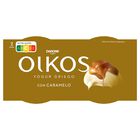Yogur estilo griego Oikos pack 2 caramelo