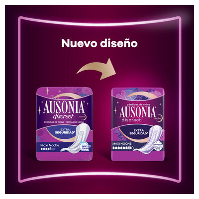Compresa discreet Ausonia extra seguridad 12 unidades