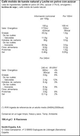 Café capuccino nescafé Dolce Gusto 8 cápsulas
