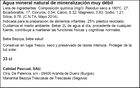 Agua mineral natural Bezoya Botella Sport 33cl
