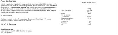 Salsa Rana 140g pesto de albahaca