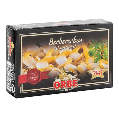 Berberecho Orbe 63g 35/45 al natural