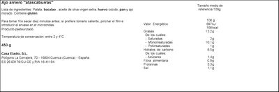 Ajo arriero Eladio 450g