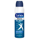 Desodorante en spray con protecci&oacute;n 72h para todo el cuerpo Men Sanex 150ml Fresh Defence