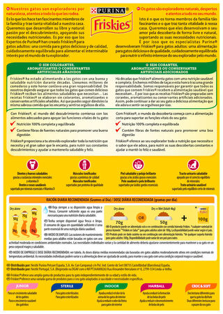 Alimento para gato Friskies buey pollo 400gr