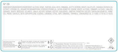 Eau de toilette Caravan mujer 150ml n&ordm;29