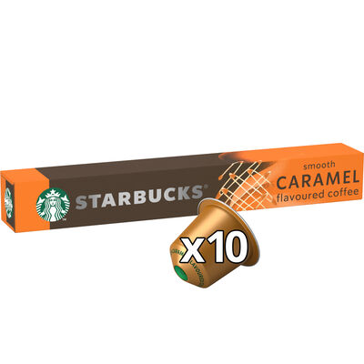 Café con caramelo intensidad 5 Starbucks 10 cápsulas