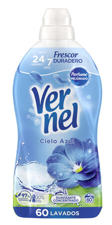 Suavizante Vernel 60 lavados cielo azul
