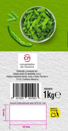 Jud&iacute;a verde plana Alipende 1k