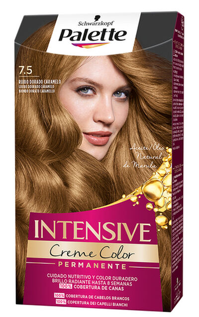 Tinte de cabello Schwarzkopf Palette nº 7.5 rubio dorado-caramelo