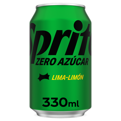Refresco lima-lim&oacute;n Sprite lata 33cl zero az&uacute;car