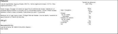 Slim pasta 200g fettuccine
