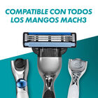 Hoja de afeitar Gillette 6 unidades recambio Mach 3