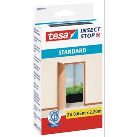 Malla mosquiera puerta Tesa Antracita