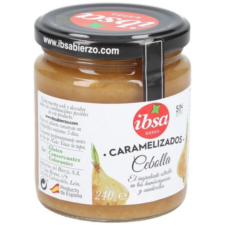 Cebolla caramelizada Ibsa tarro de cristal 250g