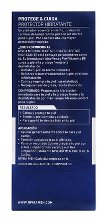 Crema Facial Hombre Protector 75ml Nivea Men Protege & Cuida