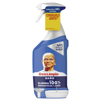 Limpiahogar ba&ntilde;o spray Don Limpio 800 ml Elimina manchas de jab&oacute;n y cal
