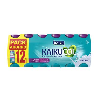 Yogur Kaikucol Zero natural 12x65 ml