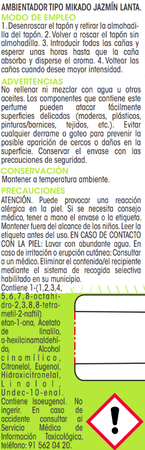 Ambientador tipo mikado Lanta 50ml jazmin