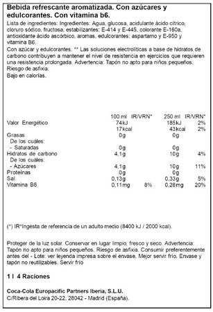 Powerade Golden Mango 1L Botella