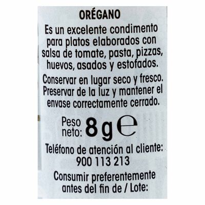 Or&eacute;gano Alipende 8g