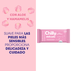 Toallitas &iacute;ntimas desechables Chilly 12 uds delicado f&oacute;rmula suave