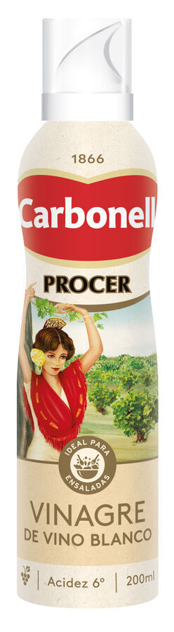 Vinagre de vino blanco en Spray Carbonell 200ml