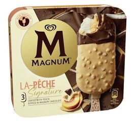 Helado Magnum 3 unid La Peche Signature