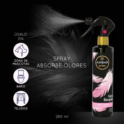 Ambientador spray ambar 280ml aire limpio