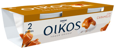 Yogur estilo griego Oikos pack 2 caramelo