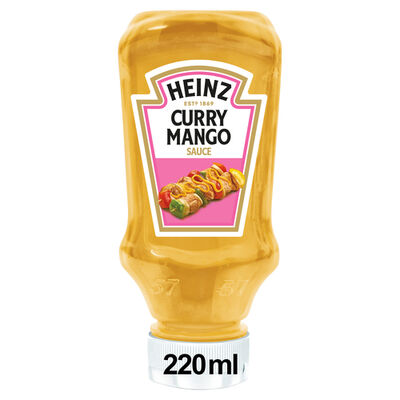 Salsa Heinz 220ml curry y mango