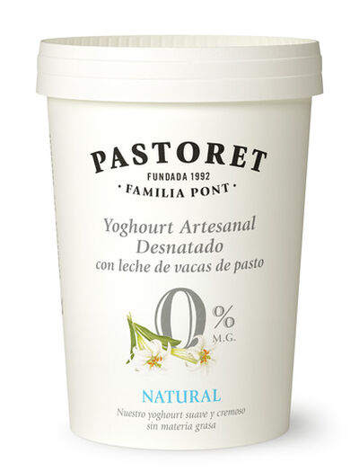 Yogur artesanal 0% Pastoret 500g natural
