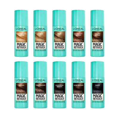 Coloraci&oacute;n Spray Magic Retouch 75 ml casta&ntilde;o-oscuro