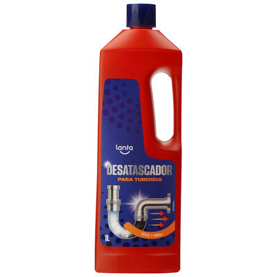 Desatascador l&iacute;quido tuber&iacute;as eficaz y r&aacute;pido Lanta 1l