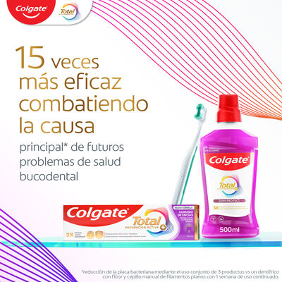 Pasta dental Colgate total 75 ml 2 unidades prevenci&oacute;n activa