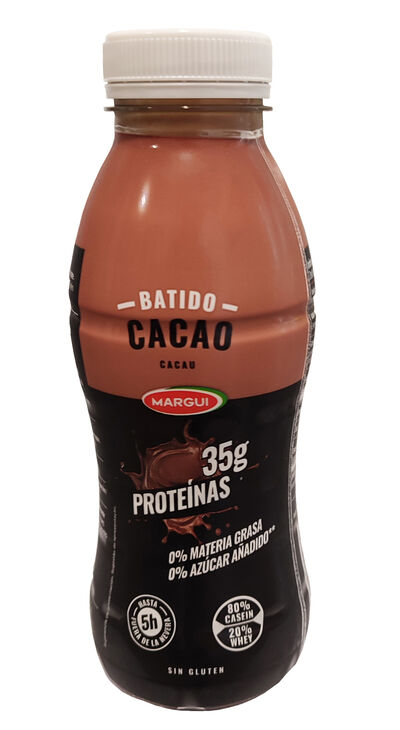 Bebida l&aacute;ctea cacao prote&iacute;nas Margui 350g