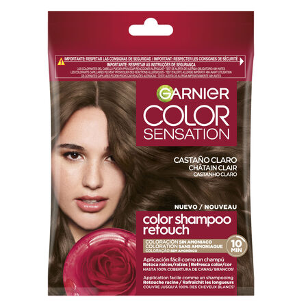 Champú Color Sensation Retouch Garnier Castaño Claro