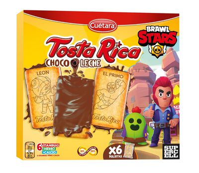 Galletas de chocolate Tostarica Cuétara 210g