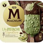 Helado bomb&oacute;n magnum pistacho 3 unidades