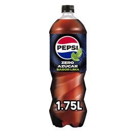 Refresco Pepsi zero botella 1,75l lima
