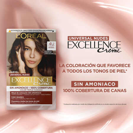 Tinte de cabello L'Oréal Excellence Creme nº4u castaño universal