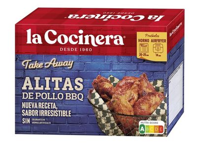 Alitas de pollo con salsa barbacoa La Cocinera 300 g