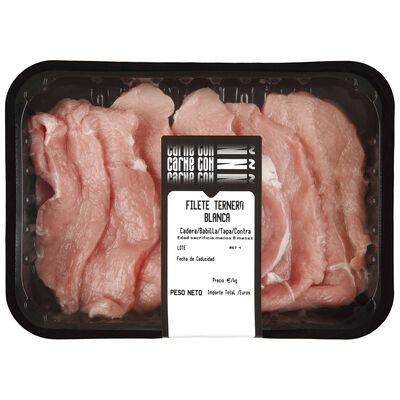 Filete de 1&ordf; de ternera blanca premium 400g aproximadamente