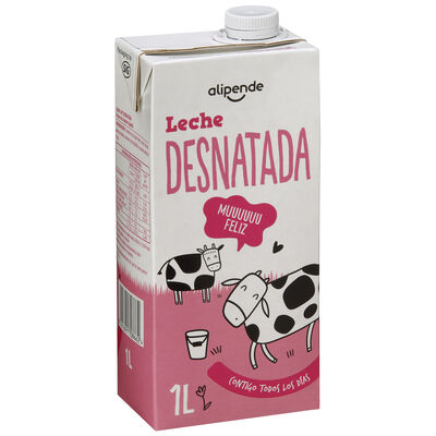 Leche desnatada Alipende 1L