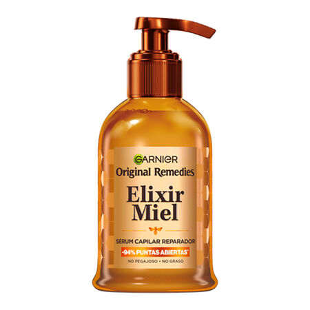 Serum Capilar Reparador para cabello dañado Garnier Original Remedies Elixir Miel 115 ml
