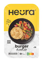 Burger vegetal con romero y perejil Heüra 180g